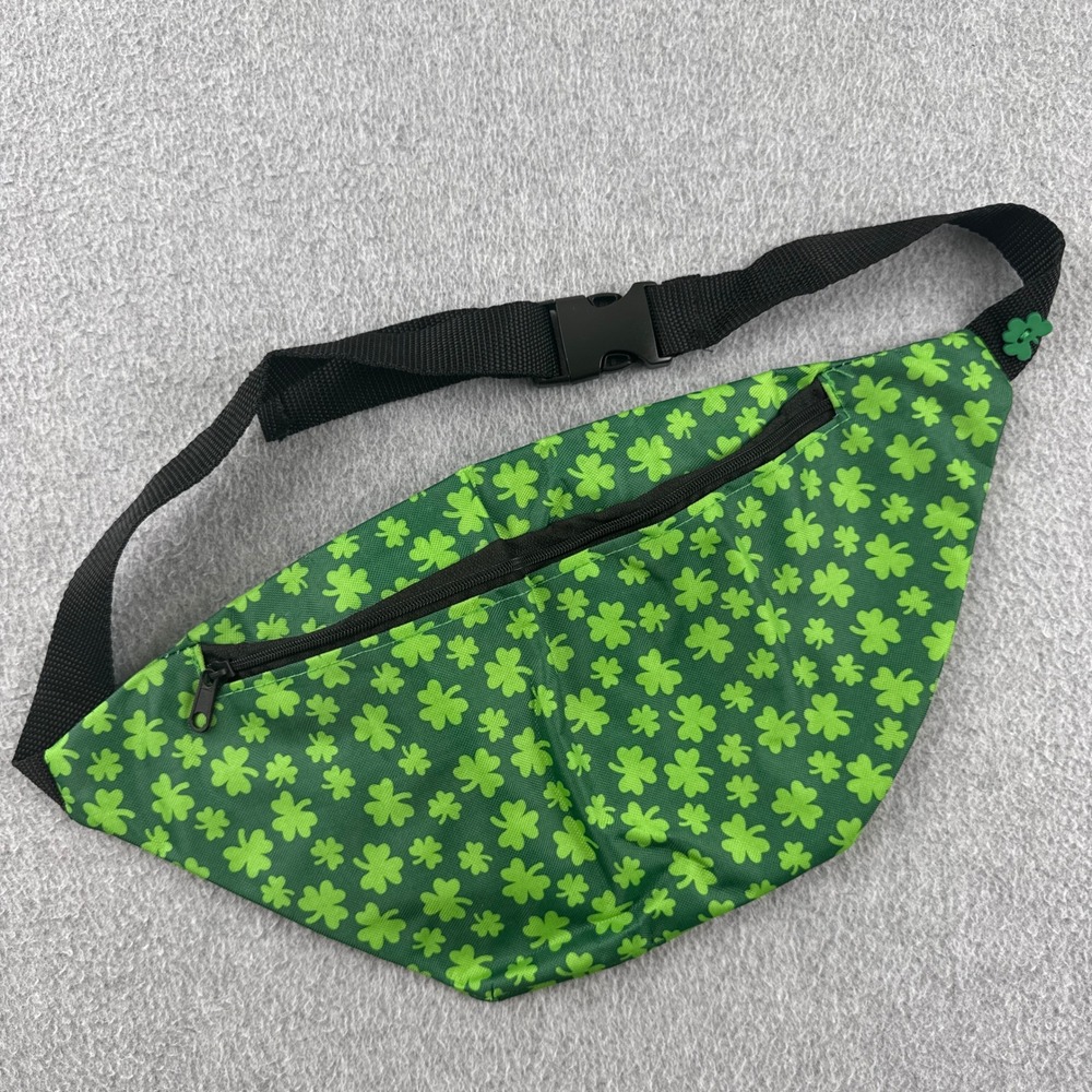 Fanny Pack Unisex OS Green Shamrock Clover St Patricks Day Waist Bag